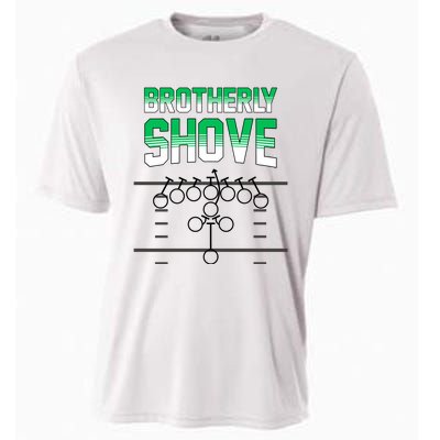 The Brotherly Shove Philadelphia Eagle Football Cooling Performance Crew T-Shirt