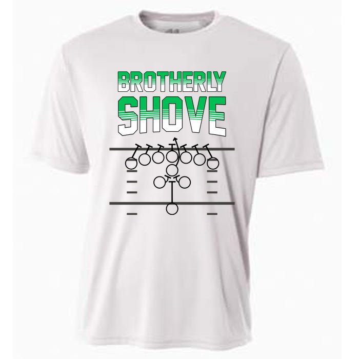 The Brotherly Shove Philadelphia Eagle Football Cooling Performance Crew T-Shirt