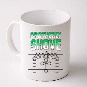 The Brotherly Shove Philadelphia Eagle Football Coffee Mug