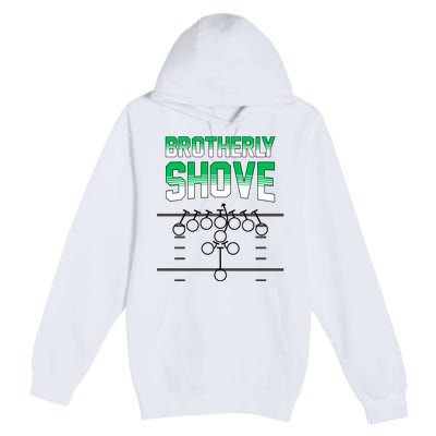 The Brotherly Shove Philadelphia Eagle Football Premium Pullover Hoodie