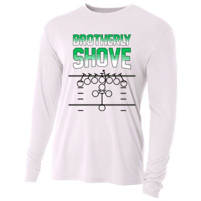 The Brotherly Shove Philadelphia Eagle Football Cooling Performance Long Sleeve Crew