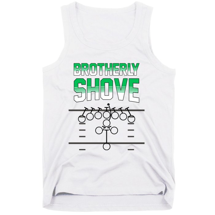 The Brotherly Shove Philadelphia Eagle Football Tank Top