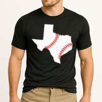 Texas Baseball State Funny Texas Baseball Cooling Performance Crew T-Shirt
