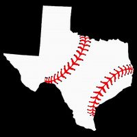 Texas Baseball State Funny Texas Baseball Cooling Performance Crew T-Shirt