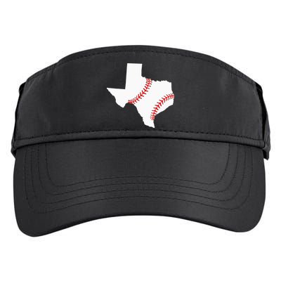 Texas Baseball State Funny Texas Baseball Adult Drive Performance Visor