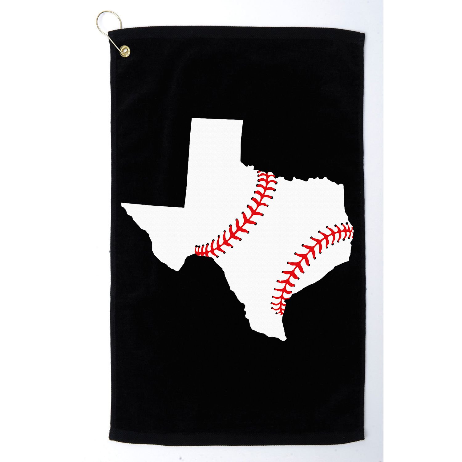 Texas Baseball State Funny Texas Baseball Golf Towel