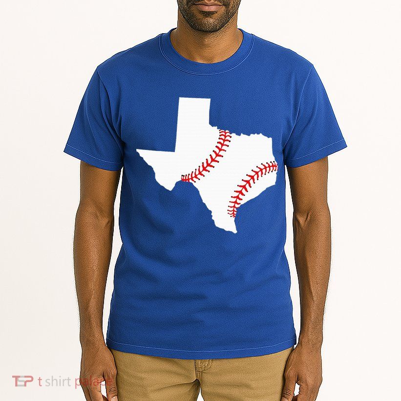 Texas Baseball State Funny Texas Baseball Tall T-Shirt