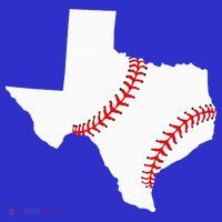 Texas Baseball State Funny Texas Baseball Kids T-Shirt