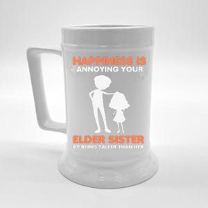 Taller Brother Small Sister Annoying Bro Brother Gift Beer Stein