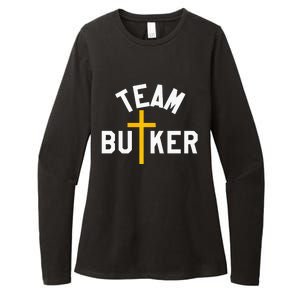 Team Butker Surname Christianity Cross Family Name Womens CVC Long Sleeve Shirt