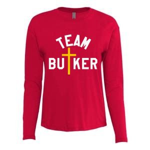 Team Butker Surname Christianity Cross Family Name Womens Cotton Relaxed Long Sleeve T-Shirt