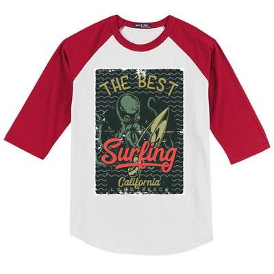 The Best Surfing California Long Beach Kids Colorblock Raglan Jersey