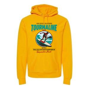 Tourmaline Beach Surfing Park California Premium Hoodie