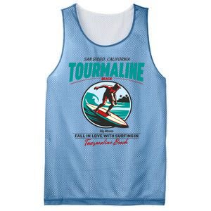 Tourmaline Beach Surfing Park California Mesh Reversible Basketball Jersey Tank