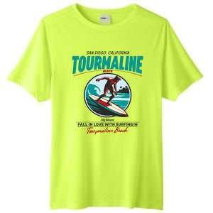 Tourmaline Beach Surfing Park California Tall Fusion ChromaSoft Performance T-Shirt