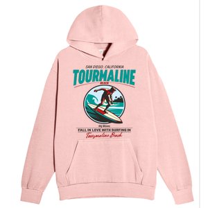 Tourmaline Beach Surfing Park California Urban Pullover Hoodie