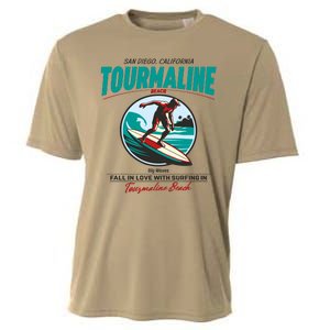 Tourmaline Beach Surfing Park California Cooling Performance Crew T-Shirt