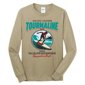 Tourmaline Beach Surfing Park California Tall Long Sleeve T-Shirt