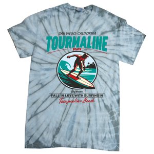 Tourmaline Beach Surfing Park California Tie-Dye T-Shirt