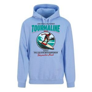 Tourmaline Beach Surfing Park California Unisex Surf Hoodie