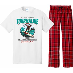 Tourmaline Beach Surfing Park California Pajama Set