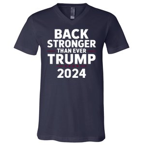 Trump Back Stronger Than Ever V-Neck T-Shirt