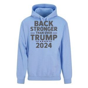 Trump Back Stronger Than Ever Unisex Surf Hoodie