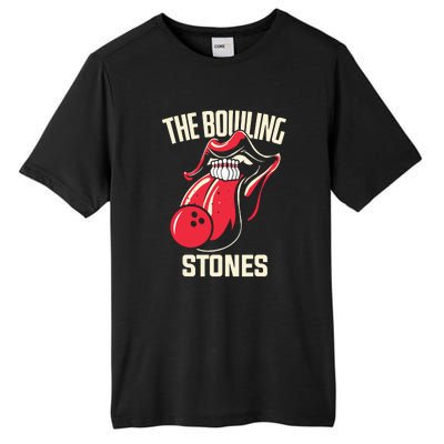 The Bowling Stones Funny Mouth Bowling Tall Fusion ChromaSoft Performance T-Shirt