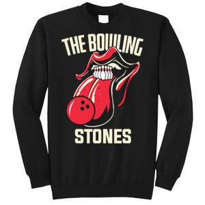 The Bowling Stones Funny Mouth Bowling Tall Sweatshirt