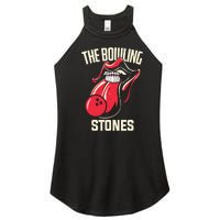 The Bowling Stones Funny Mouth Bowling Women's Perfect Tri Rocker Tank