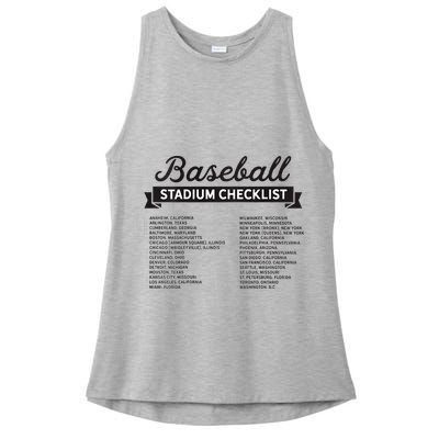The Baseball Stadium Quest Ladies PosiCharge Tri-Blend Wicking Tank