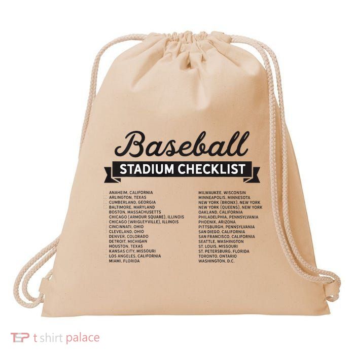 The Baseball Stadium Quest Drawstring Bag