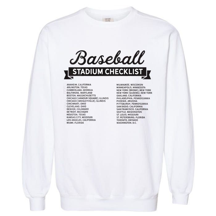 The Baseball Stadium Quest Garment-Dyed Sweatshirt