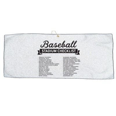 The Baseball Stadium Quest Large Microfiber Waffle Golf Towel