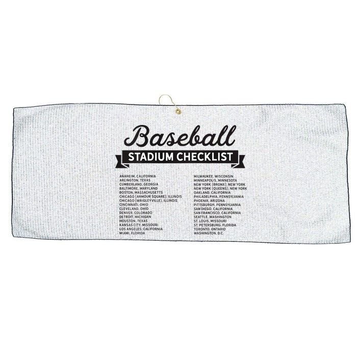The Baseball Stadium Quest Large Microfiber Waffle Golf Towel
