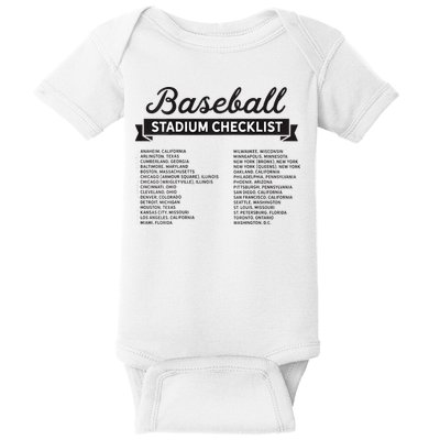The Baseball Stadium Quest Baby Bodysuit