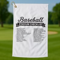 The Baseball Stadium Quest Golf Towel