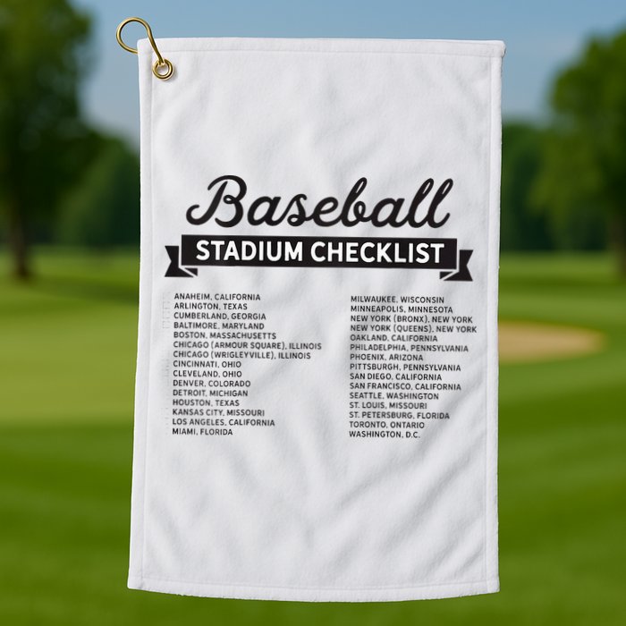 The Baseball Stadium Quest Golf Towel