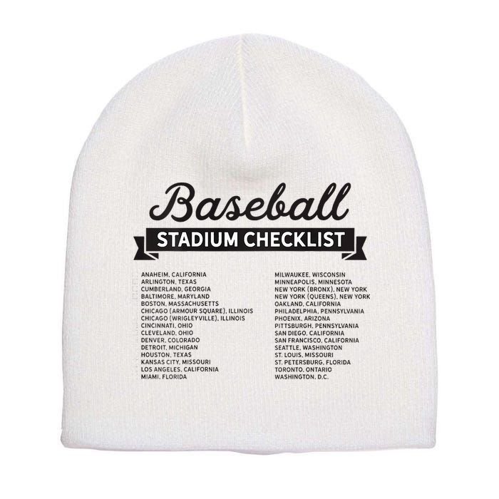 The Baseball Stadium Quest Short Acrylic Beanie