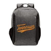 Tennessee Baseball Sports Script Cursive Flag Swoosh Retro Vector Backpack