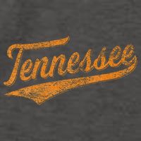 Tennessee Baseball Sports Script Cursive Flag Swoosh Retro Vector Backpack