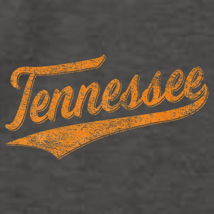 Tennessee Baseball Sports Script Cursive Flag Swoosh Retro Vector Backpack
