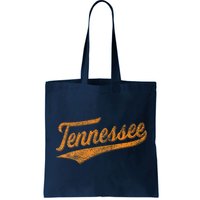 Tennessee Baseball Sports Script Cursive Flag Swoosh Retro Bag