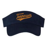 Tennessee Baseball Sports Script Cursive Flag Swoosh Retro Visor