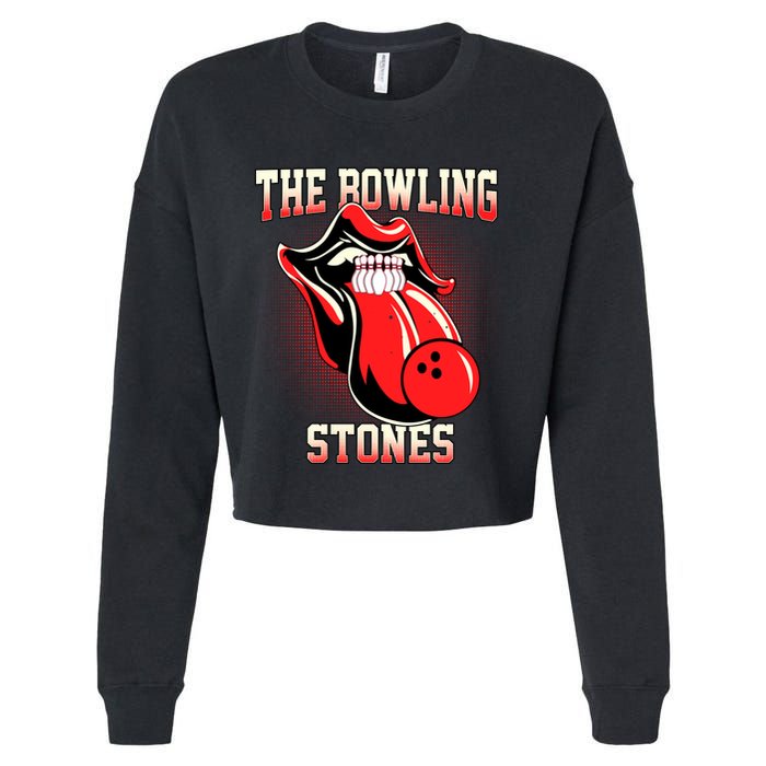 The Bowling Stones Cropped Pullover Crew