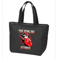 The Bowling Stones Zip Tote Bag