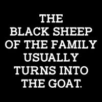 The Black S.H.E.E.P Of The Family Usually Turns Into Goat 16 in Basic Backpack