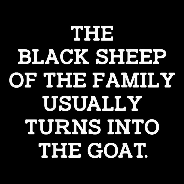 The Black S.H.E.E.P Of The Family Usually Turns Into Goat 16 in Basic Backpack