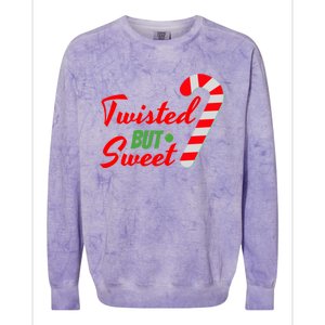 Twisted But Sweet Great Gift Colorblast Crewneck Sweatshirt