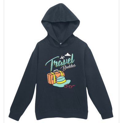 Travel Buddies Summer Getaway Vacation Traveling Traveler Urban Pullover Hoodie